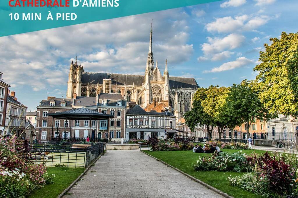 Apartamento Duplex Au Pied De La Gare - Netflix - Hyper-Centre Amiens Exterior foto